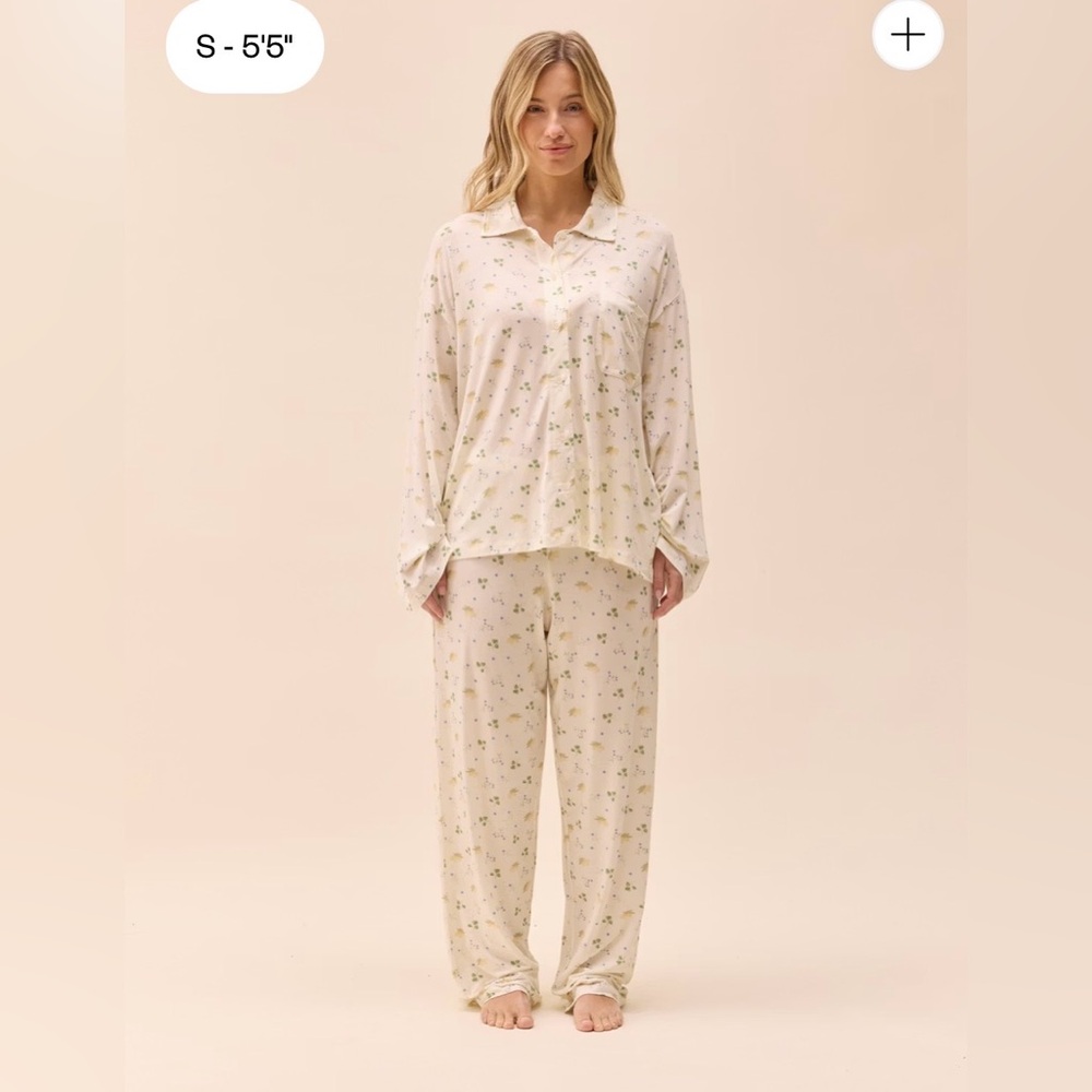 Djerf Avenue Go Slow Marula Bloom PJ Set